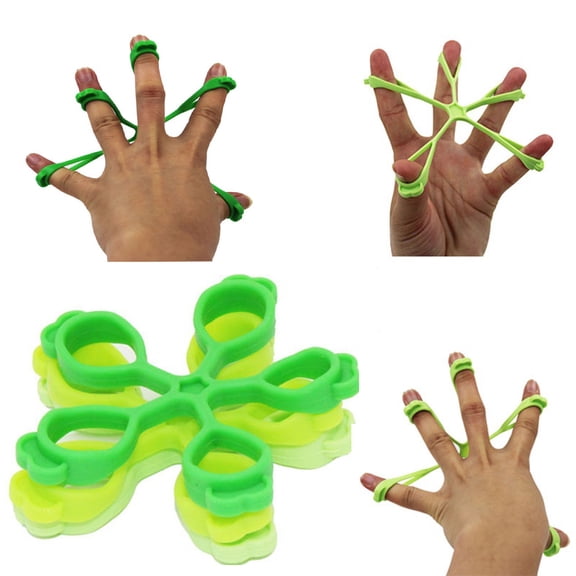 Cheers.US Hand Grip Strengthener Finger Exerciser Grip Strength Trainer NEW MATERIAL Forearm grip workout Finger Stretcher Relieve Wrist & Thumb Pain Carpal tunnel Great for Rock Climbing and More