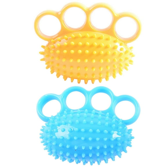 Cheers.US Hand Grip Training Device Finger Flexibility Exerciser Hand Acupuncture Point Activation Wrist Finger Rehabilitation Therapy Intensity Hand Pressure Ball Bump Massage