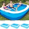 thumbnail image 1 of Cheers.US Inflatable Swimming Pool, High-Strength PVC, 110cm x 88cm x 33cm, 1 of 5