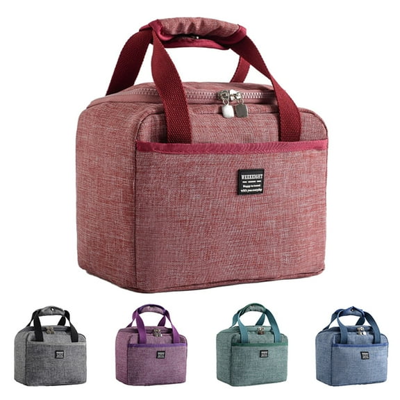 Cheers.US Insulated Lunch Box for Men Women Leakproof Cooler Bag Reusable Lunch Tote Bag Adult Lunch Pail Thermal Lunch Boxes Bento Lunch Box Bag