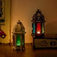 thumbnail image 1 of Cheers.US Iron Candle Holder Lantern Light Lamp Hanging Home Wedding Decor Garden, 1 of 7