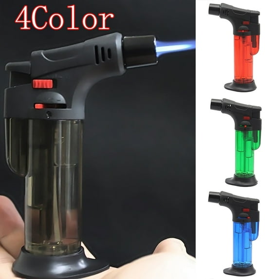 Cheers.US Jet Flame Refillable Transparent Butane Torch