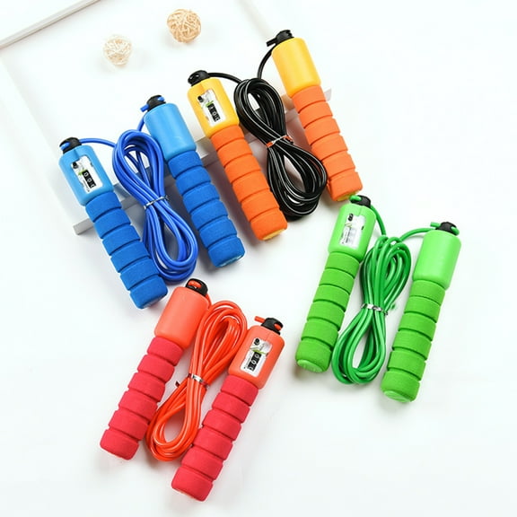 Cheers.US Jump Rope Digital Counting Skipping Rope for Fitness Workout Home Outdoor for Men Women Kids for Gym Fitness Home Aerobic Exercise & Slim Body