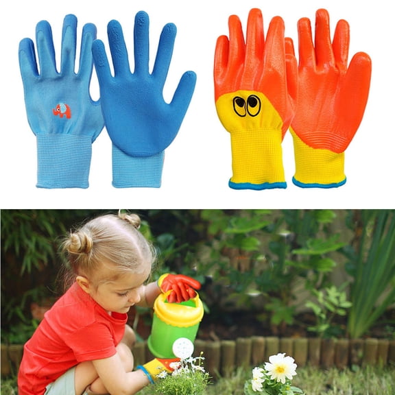 Cheers.US Kids Protective Gloves Boys Garden Gloves Anti Bite Cut Collect Seashells