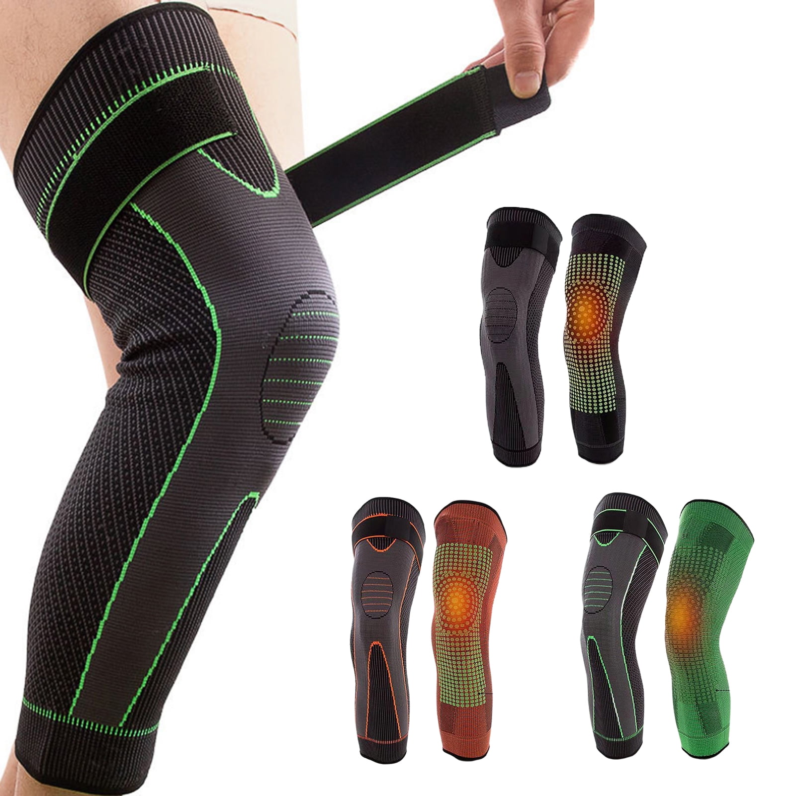 Cheers.US Knee Braces for Knee Pain Women&Men - 2 Packs Knee Brace for Knee Pain Set,Knee Brace Compression Sleeve, Knee Braces for Knee Pain Meniscus Tear,Arthritis Pain Relief