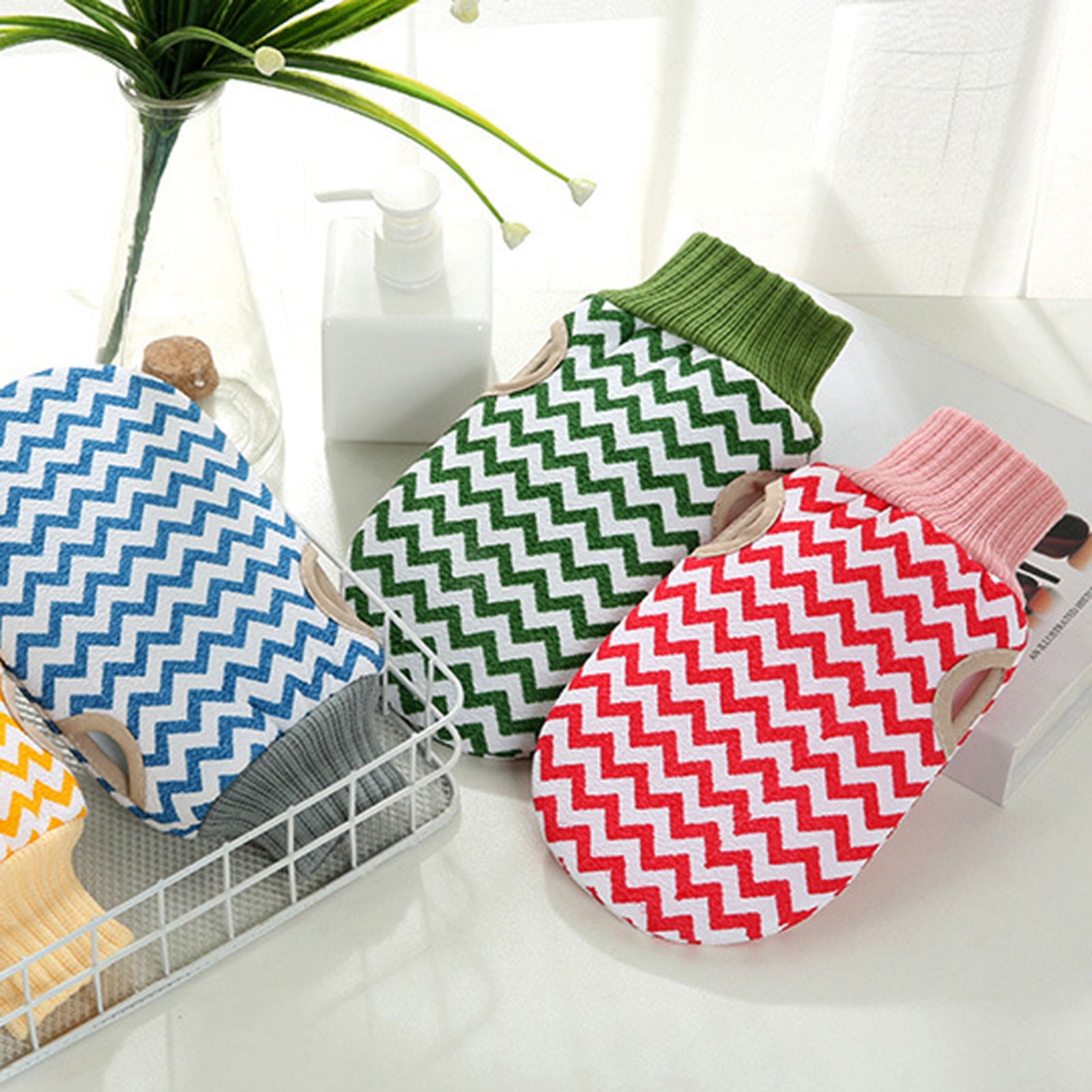 Cheers US Korean Exfoliating Mitt Asian Exfoliating Bath Washcloth Body