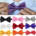 thumbnail image 1 of Cheers.US Men's Bow ties Adjustable Pre-tied Bow-ties For Men Boys Wedding Gifts, 1 of 7
