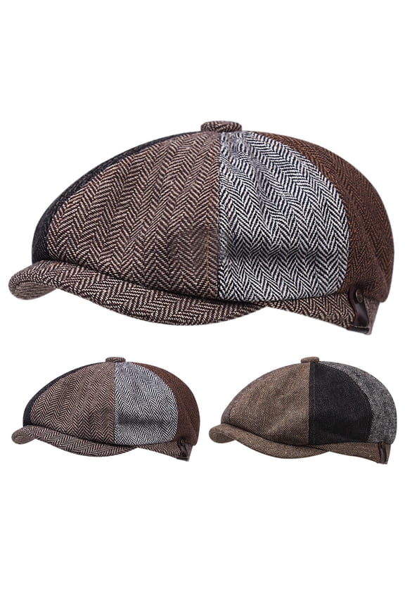 Mens Women Newsboy Caps Beret Hats Ivy Hat Flat Cap Irish Cabbie Gatsby Cap Classic