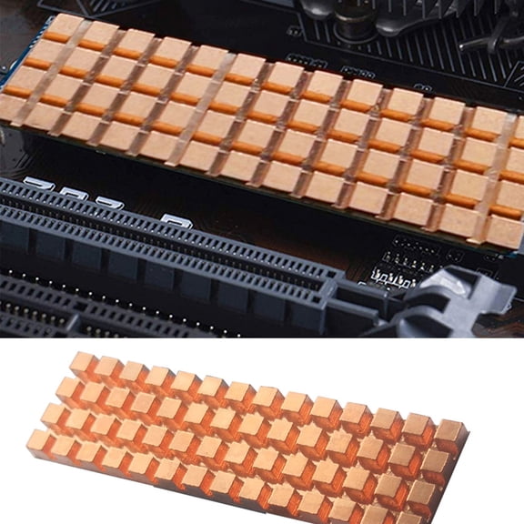Cheers.US Micro Connectors M.2 SSD Universal High Effective Copper Thermal Conductive Adhesive Memory Radiator Heat Sink Compatible for M.2 NGFF 2280 970evo