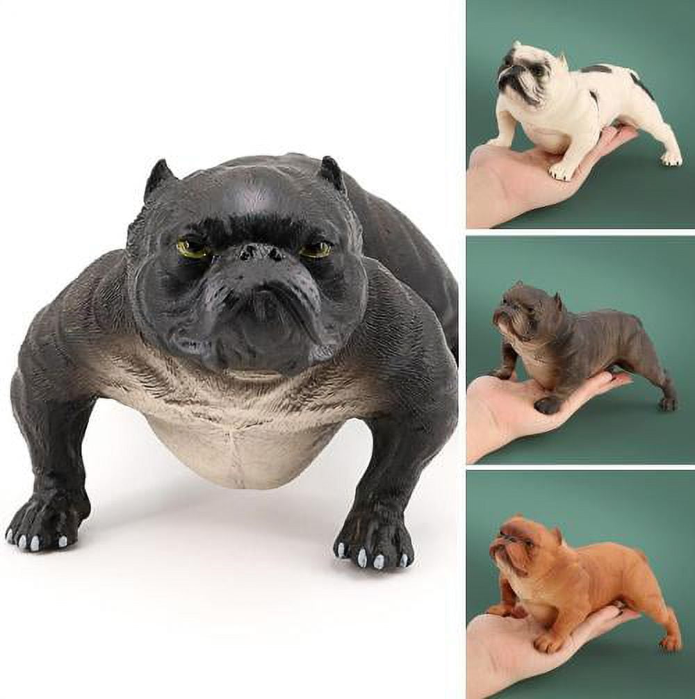 Cheers.US Mini Plastic Puppy Dog for Kids,High Imitation Detailed Hand