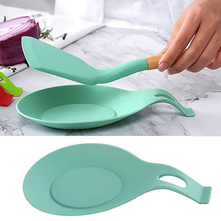 Modern Silicone Spoon Rests (Set of 3) | Kitchen Utensil Holders for Stove  Top | Quality Food Grade BPA Free Material | Counter Spatula Holder 