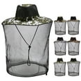 thumbnail image 1 of Cheers US Mosquito Head Mesh Mosquito Cap Net Hat Face Cover Foldable Fly Netting Hat for Outdoor Fishing Hiking Gardening, 1 of 4