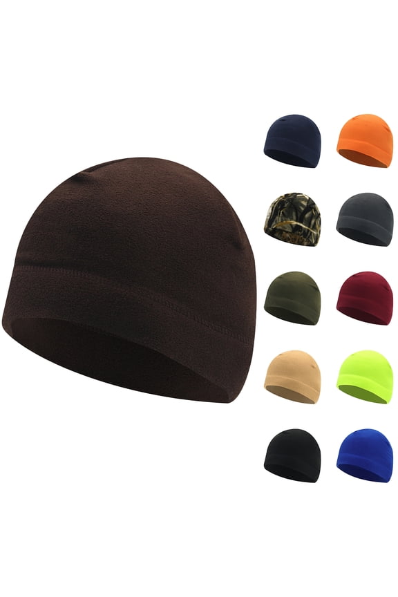 Multifunctional Lightweight Beanie Hat for Men Women Running Skull Cap Helmet Liner Sleep Cap Thickening Windproof Soft Beanie Outdoor Headgear for Outdoor