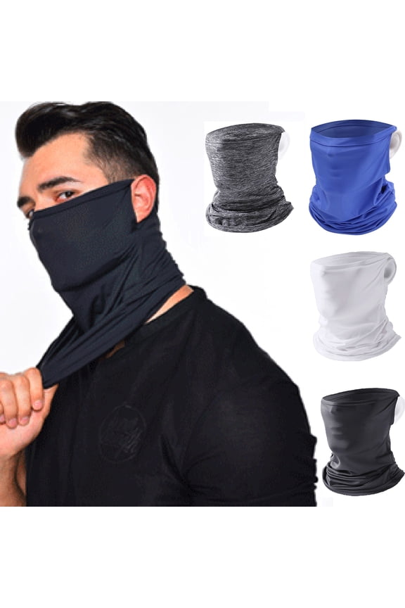 Neck Gaiter Face Mask Headband Bandanas Reusable Cover Fishing Motorcycle Men Women Outdoor Scarf