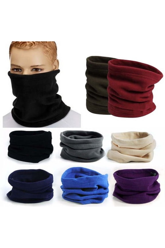 Cheers US Neck Scarf Adjustable Solid Color Keep Warming Ski Tube Warmer for Sports Turtle Fur The Turtles Neck Neck Warmer