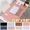 thumbnail image 1 of Cheers.US Non-Slip Desk Pad,Mouse Pad,Waterproof PVC Leather Desk Table Protector,Ultra Thin Large Desk Blotter, Easy Clean Laptop Desk Writing Mat for Office Work/Home/Decor-23.62" x 11.81", 1 of 7
