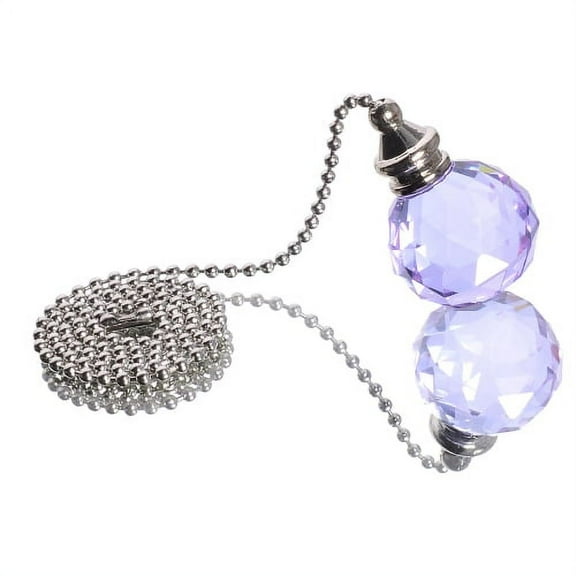 Cheers.US Nordic Style Faux White Crystal Ceiling Fan Scroll