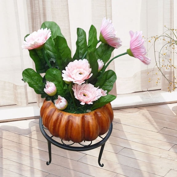 Cheers.US Original Patented Plant Stand for Flower Pot Heavy Duty Potted Holder Indoor Outdoor Metal Rustproof Iron Garden Container Round Supports Rack for Planter