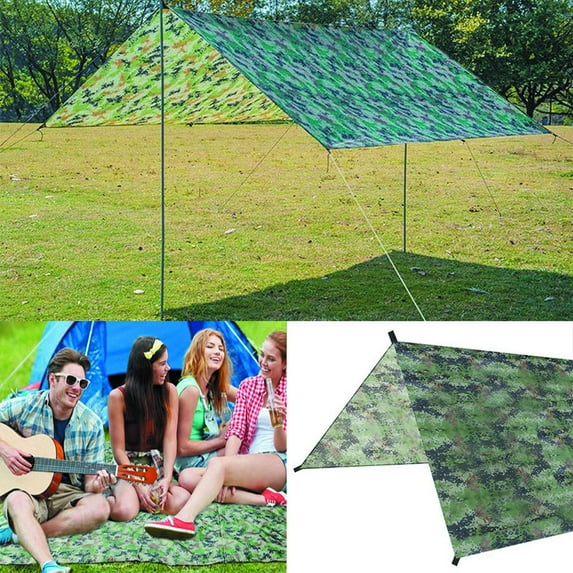 Cheers.US Outfitters Camping Tarp Waterproof Tent Footprint Lightweight Floor and Ground Tarps for Camping Hiking