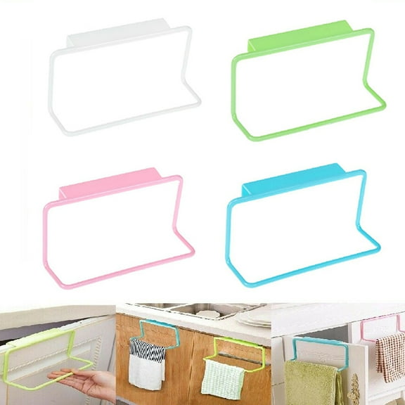 Cheers.US Over Door Tea Towel Holder Rack Bathroom Rail Cupboard Hanger Kitchen Bar Hook