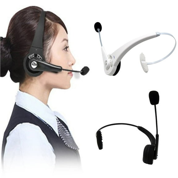 Cheers.US Over-Ear Bluetooth Call Center Headset Wireless Hands free Stereo Office Headphone for PS3 Phone