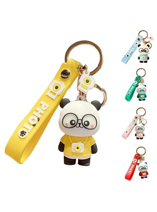 Snoopy Keychain Cartoon Silicone Figures Backpack Pendant Car Key Ring  Kawaii Cute Kids Toys Bag Decoration