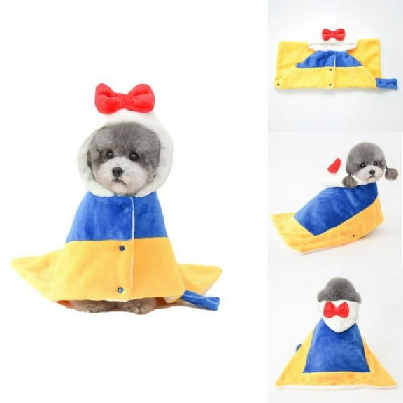 Cheers.US Pet Cloak Dual Purpose Keep Warmth Skin Friendly Pet Dogs Hooded Cape Costume Pet Accessories,Soft, Skin Friendly for Pets Dressing Up and Taking Photos
