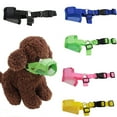 thumbnail image 1 of Cheers.US Pet Dog Adjustable Mask Bark Bite Mesh Mouth Muzzle Grooming Anti Stop Chewing, 1 of 3