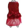 thumbnail image 1 of Cheers.US Pet Dog Puppy Bow Gauze Tutu Dress Skirt Cat Sequin Princess Clothes Apparel, 1 of 8