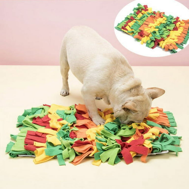 Cheers.US Pet Snuffle Mat for Dogs Sniff Mat Nosework Feeding Mat