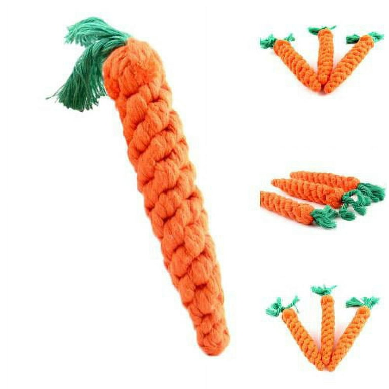 Chew Rope Dog Toy - Carrot