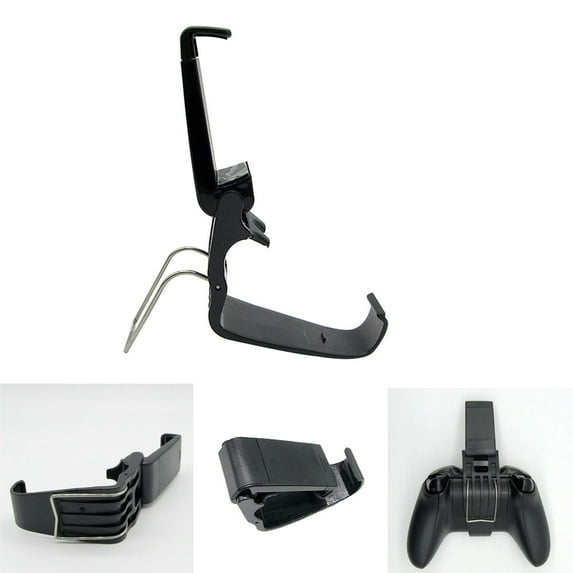 Cheers US Phone Mount Bracket Clip On Adjustable Angle Plastic Gamepad Controller Clip Holder for One Handle Phone Mount Controller Holder for Phones Cellphone Clip Foldable ClampFor Microsoft