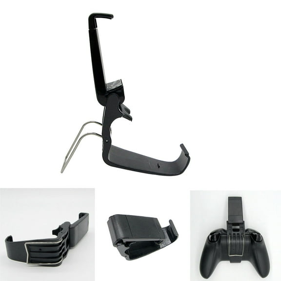 Cheers US Phone Mount Bracket Clip On Adjustable Angle Plastic Gamepad Controller Clip Holder for One Handle Phone Mount Controller Holder for Phones Cellphone Clip Foldable ClampFor Microsoft