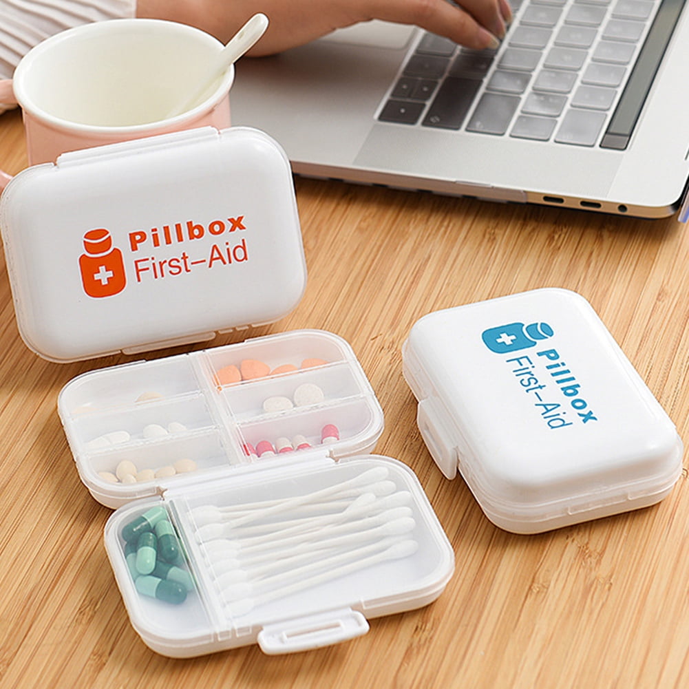 Cheers.US Pill Case Portable Small Weekly Travel Pill Organizer