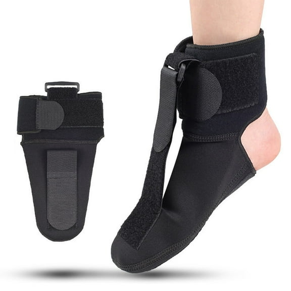 Cheers.US Plantar Fasciitis Night Splint Foot Drop Orthotic Brace Adjustable Elastic Dorsal Night Splint For Plantar Fasciitis Heel Ankle Arch Foot Pain Achilles Tendonitis