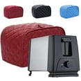 thumbnail image 1 of Cheers US Polyester / Cotton Quilted Two Slice Toaster Appliance Cover Dust and Fingerprint Machine Washable, 1 of 7