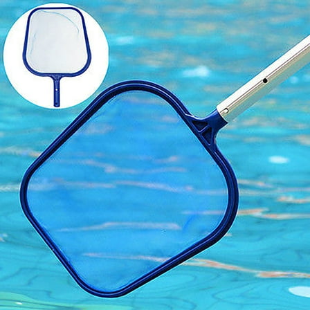 Cheers US Pool Skimmer Net with Telescopic Pole Leaf Skimmer Mesh Rake Net for Spa Pond Swimming Pool, Pool Cleaner Supplies and Accessories