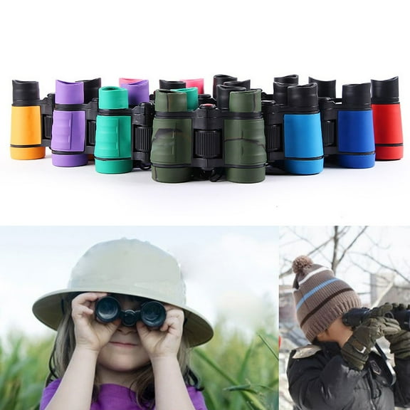 Cheers.US Portable Kids Children Binoculars Outdoor Bird Watching Surveillance Observing High Clear Nonslip Telescope