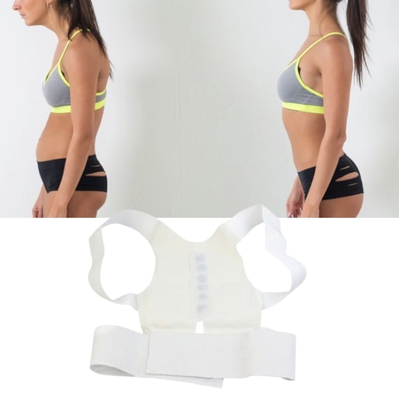 Cheers.US Posture Corrector Unisex, Upper Back Brace for Clavicle Support, Adjustable Back Straightener and Providing Pain Relief from Neck, Back & Shoulder Universal Humpback Belt Strap