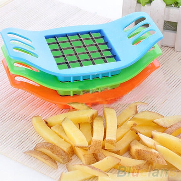 Cheers US Potato Cutting Multi-function French Fry Potato Cutter Slicer Chopper Chipper Potato Cutting Device, Stainless Steel French Fry Cutter,Vegetable Chopper, Potato Slicer
