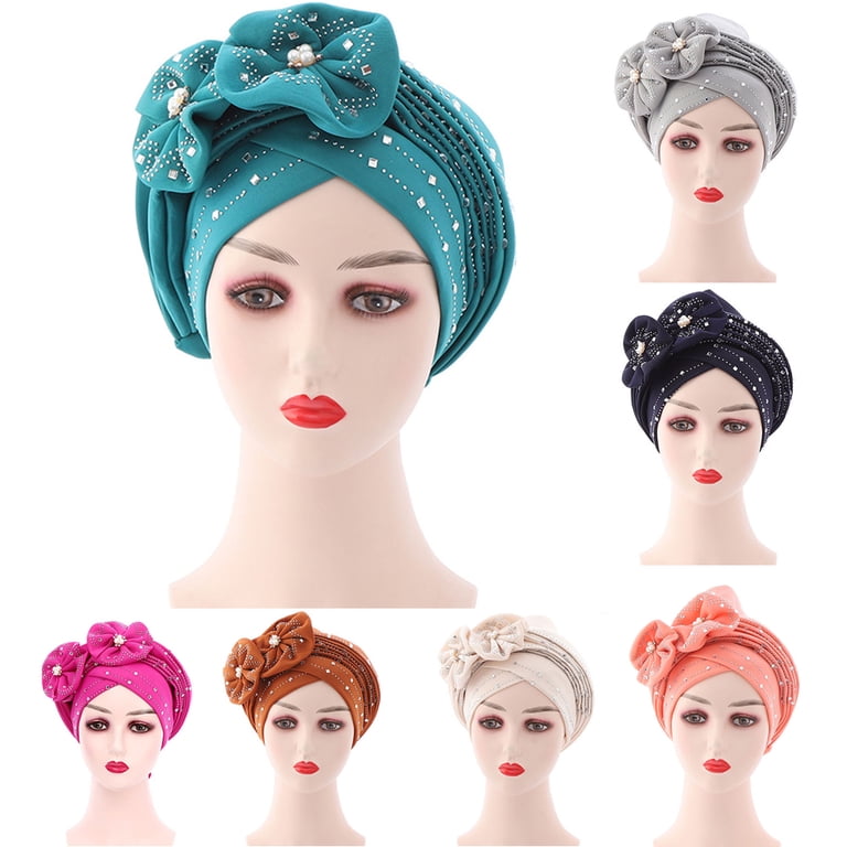 Cheers.US Pre-Tied Cross Wrap Head Beanie Cap Headwear  display picture 1