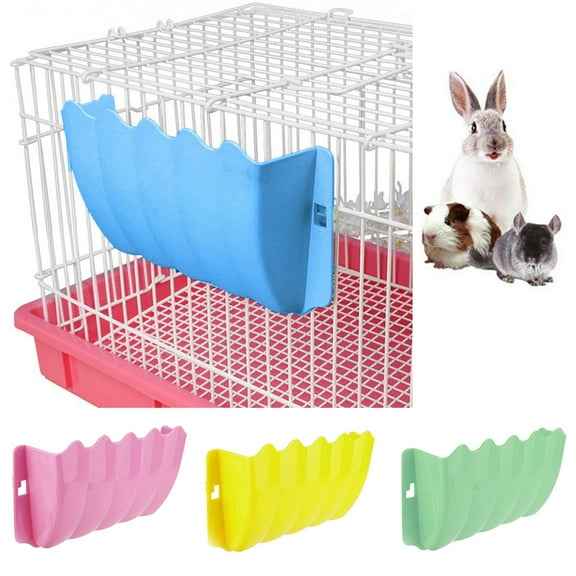 Cheers US Rabbit Feeder Bunny Hanging Cage Manger Holder Rack for Small Animal Chinchilla Guinea Pig Rat