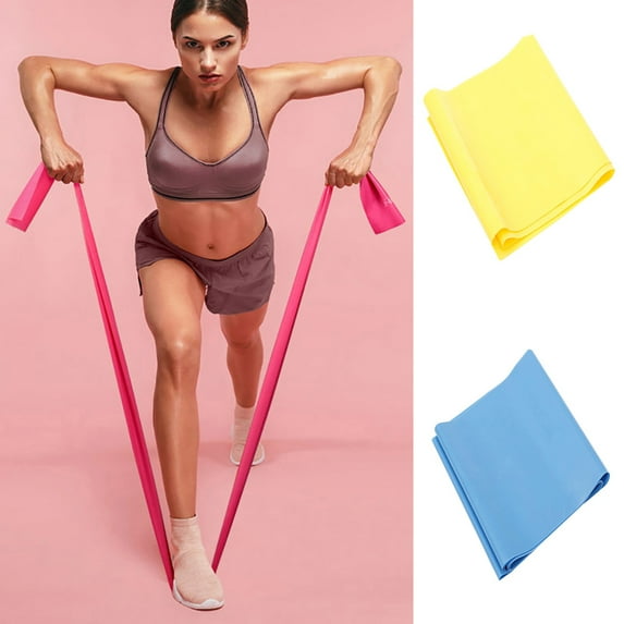 Cheers.US Resistance Bands Elastic Bands for Exercise Set Band Workout Latex Perfect for Strength Training Physical Therapy Bands Resistance Yoga Pilates Band Stretching
