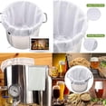 thumbnail image 1 of Cheers.US Reusable Cotton Mesh Filter Bags Spices Herbs Fruit Juice Soup Drawstring, 1 of 6