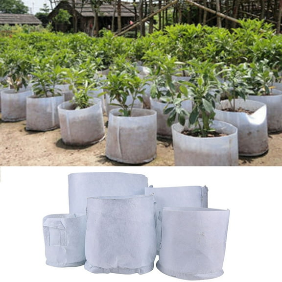 Cheers.US Round Fabric Pots Smart Root Pouch Pot Felt Grow Bag Cultivation Pot bags