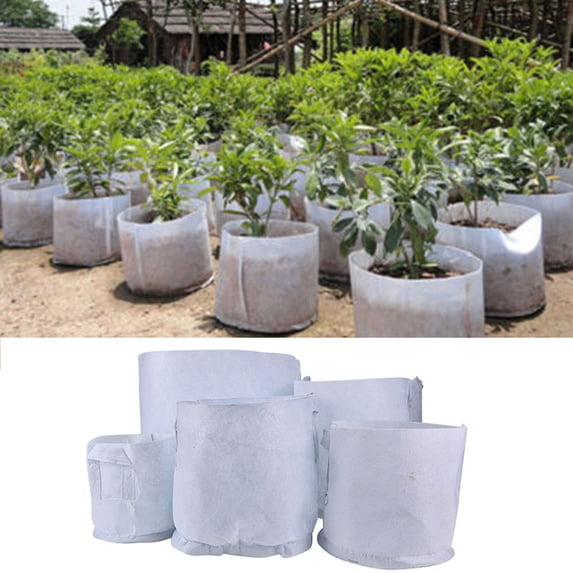 Cheers.US Round Fabric Pots Smart Root Pouch Pot Felt Grow Bag Cultivation Pot bags