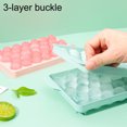 thumbnail image 1 of Cheers.US Round Ice Cube Tray with Lid Ice Ball Maker Mold for Freezer with Container Mini Circle Ice Cube Tray Making Sphere Ice Chilling Cocktail Whiskey Tea Coffee, 1 of 9