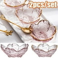 thumbnail image 1 of Cheers.US Sakura Plates Soy Sauce Dish, Sakura Shaped Glass Seasoning Dishes/Pink Appetizer Plates, Japanese Crystal Salad Bowls, Seasoning Plate For Ice Cream Fruit Sala, Housewarming Gifts, 1 of 7