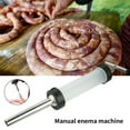 thumbnail image 1 of Cheers US Sausage Stuffer Machine - Manual Sausage Maker - Meat Stuffer Filler - Fast Sausage Filling Tool - Hand Operated Salami Maker - Food Grade Quality Kitchen Tool for Household Use, 1 of 7