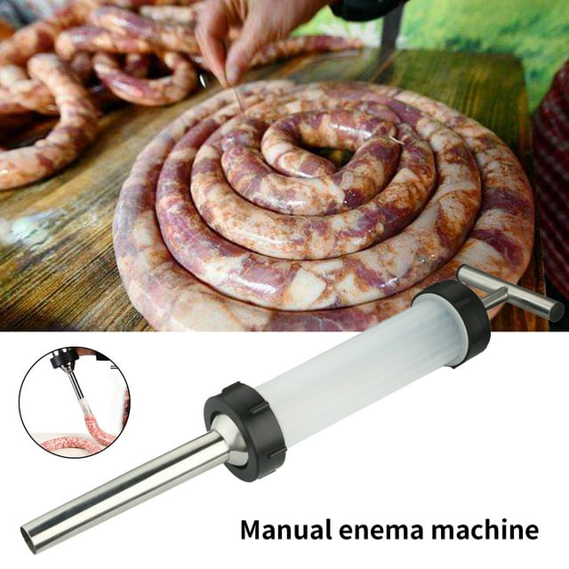 Cheers US Sausage Stuffer Machine - Manual Sausage Maker - Meat Stuffer Filler - Fast Sausage Filling Tool - Hand Operated Salami Maker - Food Grade Quality Kitchen Tool for Household Use